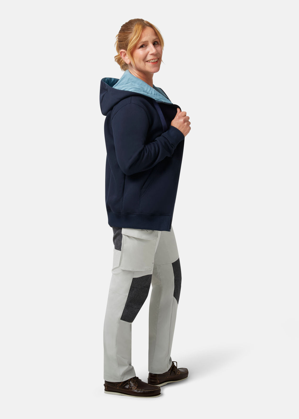 Unisex Hoodie-Jacke "Lerici" aus Bio-Baumwolle Hoodie Crazy4Sailing
