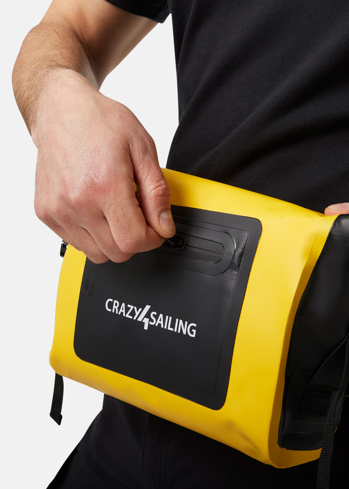 Wasserdichte Bauchtasche PVC Gelb Taschen Crazy4Sailing