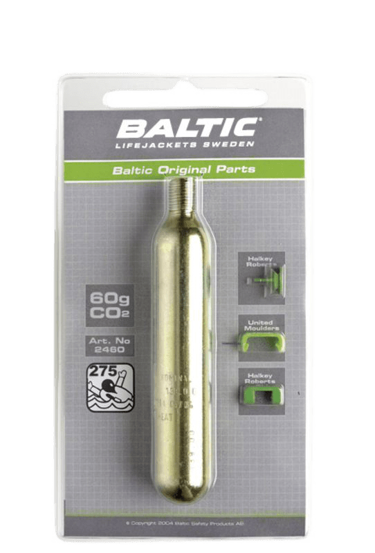 Baltic CO2 Ersatzpatrone für Automatikwesten Ersatzteil Baltic 33g Patrone
