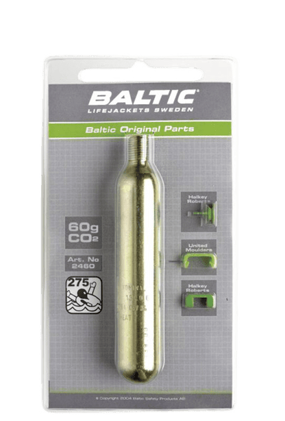 Baltic CO2 Ersatzpatrone für Automatikwesten Ersatzteil Baltic 33g Patrone