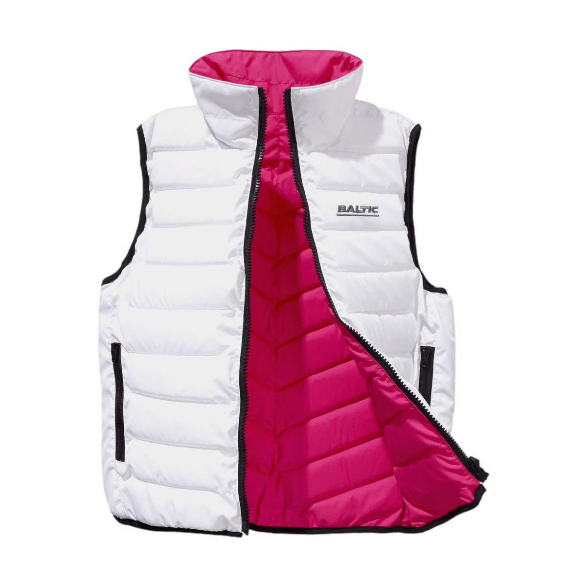 Baltic S&T Flipper 50N Schwimmhilfe Jacke Feststoffschwimmweste Baltic Weiß / pink