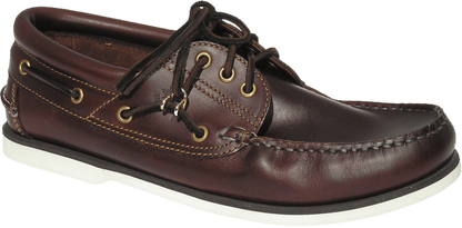 BluePort Comfort Segelschuh Bootsschuh Blueport Seafox - Weiße Sohle