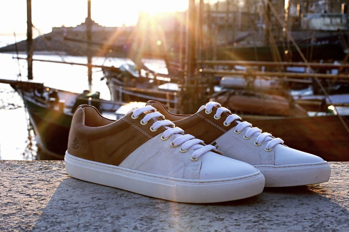 BluePort Genoa Sneaker aus Segeltuch Bootsschuh Blueport