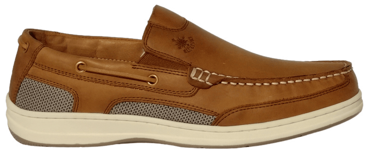 BluePort Pacific Loafer Segelschuh Bootsschuh Blueport Maluchi Tan