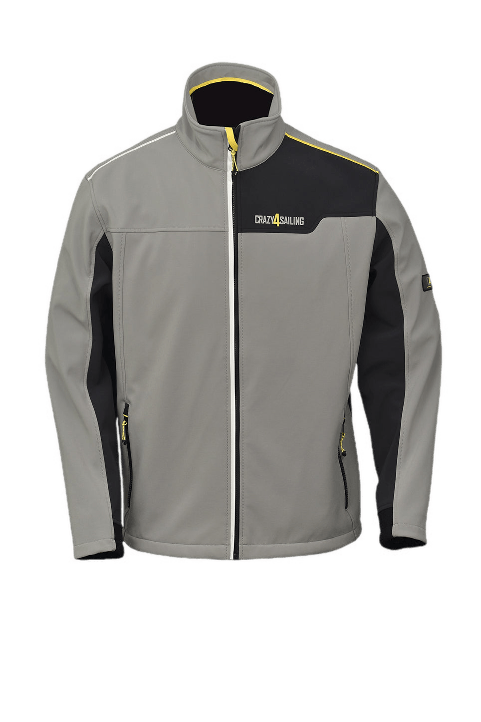 Jersey Softshell Segeljacke Jacken Crazy4Sailing Grau